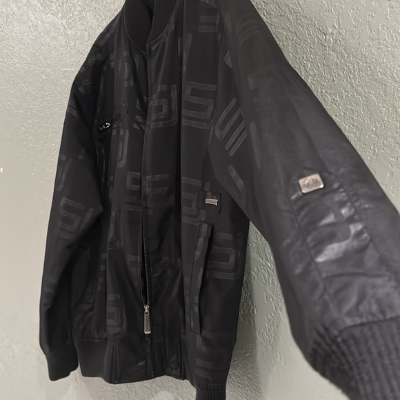 Y2K vintage Sean John black Windbreaker 100% polyester - Picture 4 of 8